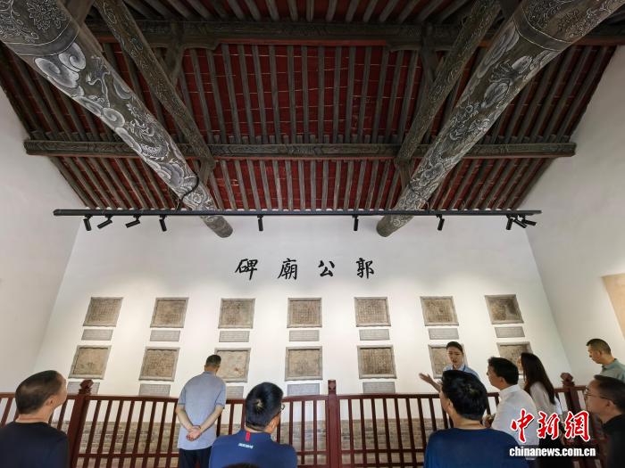 晋祠馆藏《郭公庙碑》首次展出 探寻唐代郭氏家族家风文化,晋祠馆藏《郭公庙碑》首次展出 探寻唐代郭氏家族家风文化