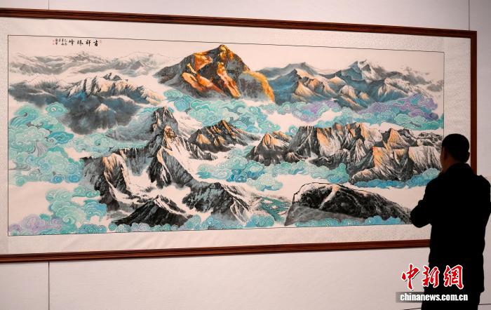 “蓝天净土·天上画卷”——中国西藏高原画派艺术展在西藏美术馆开展,“蓝天净土·天上画卷”——中国西藏高原画派艺术展在西藏美术馆开展